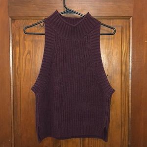 Sleeveless Sweater top